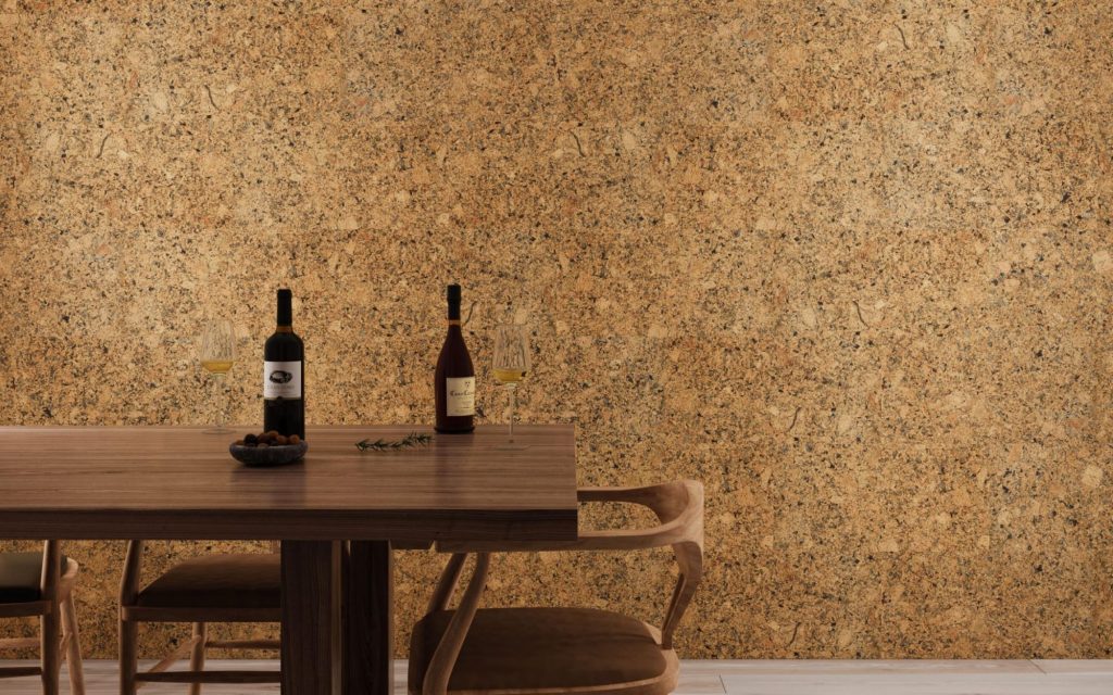 „Burel Cork“ kamštinė sienų danga interjere