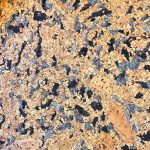 Burel Cork Sideral Grey paviršius iš arti