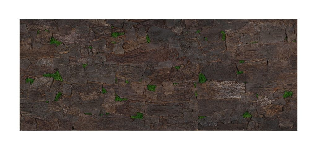 Muratto Cork Bark Skin Tree Sandstone Black